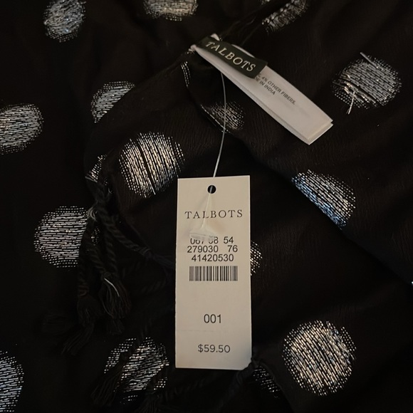 Talbots scarf approximately 72”x22” - Picture 3 of 4